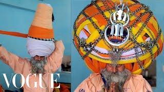 How to Tie a 200-Pound Turban -- Sikh Style  Vogue