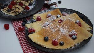 Mein Grundrezept für leckere Crêpes  einfaches Rezept  Pfannkuchen