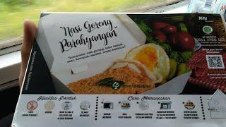 Unboxing Nasi Goreng Parahyangan  Kuliner Kereta Api