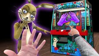 Glitchtrap HACKED The Arcade for Purple Gloves