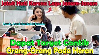 PARAH GEMBEL PRANK GEMBEL DI JAKARTA DAPAT TARGET CANTIK BANGET ORANG2 PADA HERAN MAIN JANAM2