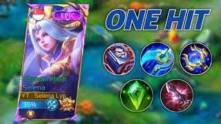 SELENA ONE HIT BUILD 2024 BUILD TOP 1 GLOBAL SELENA Mobilegends