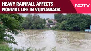 Andhra Pradesh Rain  Heavy Rainfall Affects Normal Life In Vijayawada