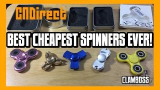 Best PREMIUM Quality Fidget Spinner Unboxing Review and Live Tutorial. Cndirect.com  ClawBoss