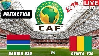 Gambia vs Guinea Live II CAF U20 Africa Nations Cup 2025 Qualifiers 3RD Place FINAL Match Countdown