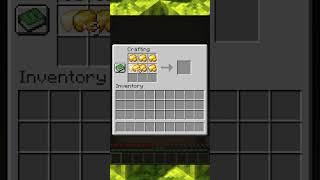 How to Craft a Raw Gold Block in Minecraft #minecraft