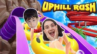 SU KAYDIRAĞI AQUAPARK SİMÜLASYONU  UPHILL RUSH OYNADIK 1-4 Level