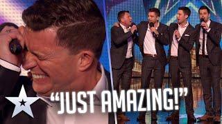 Dad forms a PHENOMENAL quartet with his SONS I Audition I BGT Series 9