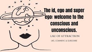 The id the #ego and the #superego - the #unconscious & #conscious parts of you that ruin your life.