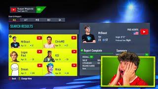 YouTubers in FIFA 22  KSI Dream MrBeast