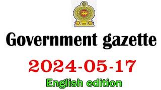 Government gazette 2024-05-17  Government gazette 2024 job vacancies