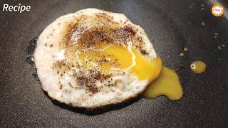 Half-boiled Egg Omelette Recipe  How to make Half-boiled Omelette?  Menu  #Shorts