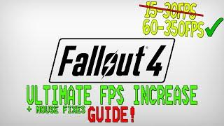 Fallout 4 - Dramatically increase performance FPS with any setup + Mouse fixes