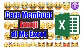 Rumus Excel Cara membuat Emoji - Belajar Komputer Excel Pemula