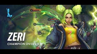 Zeri Champion Overview  Gameplay - League of Legends Wild Rift