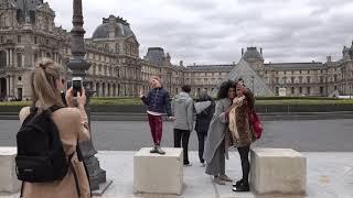 The Streets of Paris. Walking in Paris 4K.