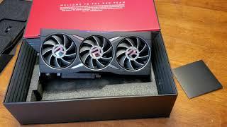 AMD RX 6800 XT Midnight Black Unboxing