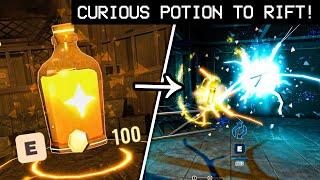 What happens if you put CURIOUS POTION in RIFT? - Doors Backdoor Update Floor 0