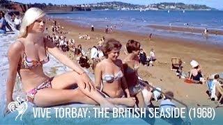 Vive Torbay Travelling to the British Seaside 1968  British Pathé