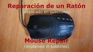 Reparación del cable USB de un ratón de PC