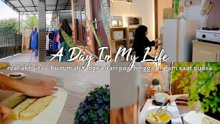 Vlog Ramadhan  Kegiatan Ibu Rumah Tangga Saat Puasa  Bersih Bersih dan Masak  A Day In My Life