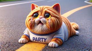 Cat In Trouble At A Party  #cat #cute #aicat