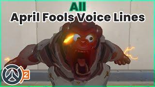 Overwatch 2 2023 April Fools Voice Lines Ult Ally Enemy Winton