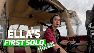 Ellas FIRST SOLO Flight  A Day To Remember