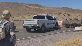 How Nevada Police dealt with climate protesters blocking road to Burning Man Festival