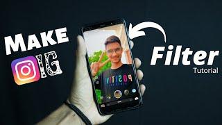 How To Make Your Own Instagram Filter In Hindi  Instagram Filter Tutorial 2022  IG Filters