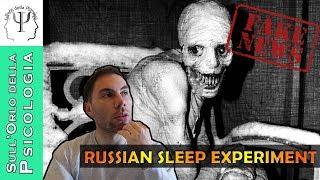 LEsperimento Russo del Sonno  Fake News