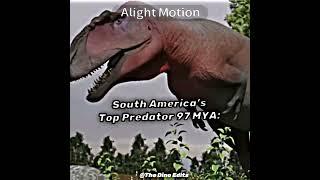 Giganotosaurus Edit  South America’s Top Predator 97 MYA  Song Midnight City #shorts