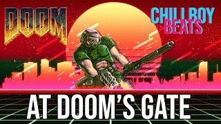 At Dooms Gate E1M1 - Doom Synthwave Remix VISUALIZER