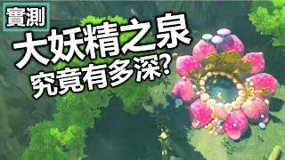 實測大妖精之泉究竟有多深? 泉水中究竟有沒有大妖精?【薩爾達傳說 曠野之息】有人聲講解