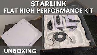 Starlink Flat High Performance Kit Unboxing