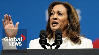 US election 2024 Harris 1st campaign interview sparks reaction over policy positions