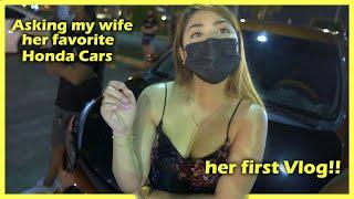 My wifes first time on a Car Meet Honda CityToyota Wigo Pampanga meet