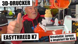 Easythreed K7 3D Drucker Kreativität & Lernen inspiriert für Kids