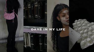 extremely chill days in my life  hair appt shopping grwm painting + etc