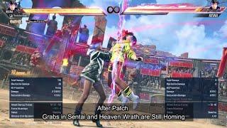 Tekken 8  Reina Changes in Patch 1.05