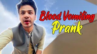 Blood Vomiting Prank On Family  Abrar Nay Sara Prank Khrb Kar Diya ️