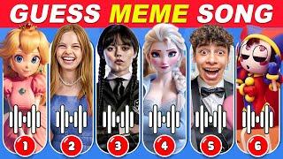 Guess Meme & Whos Singing   King Ferran Salish Matter Elsa Wednesday Pomni  MatrixQuiz