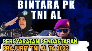 persyaratan pendaftaran bintara pk TNI AL TA.2023