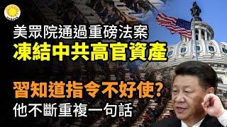 美眾院通過重磅法案 鎖定凍結中共高官資產；習知道自己指令不好使？他不斷重複一句話；保釋期逃亡 今神秘落網！美智庫中共代理人將被引渡美國；中共撒幣非洲被罵慘 百度刪除慷慨病詞條【阿波羅網CA】