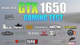 GTX 1650  Test in 27 Games - GTX 1650 Gaming