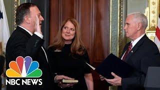 Mike Pompeo Sworn In As CIA Director  NBC News