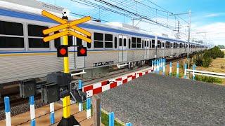 Perlintasan Kereta Api KRL Kompilasi Trainz Simulator Indonesia 26