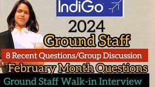 Indigo Airline Ground Staff Walk-in interview Questions  Ground Staff Jobs Questions  GD Topics