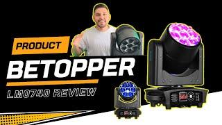 Betopper 7x40W 4 in 1 Moving Head Light   @betopperofficial   #djgear #lighting #djlight