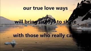 True Love Ways  BUDDY HOLLY with lyrics